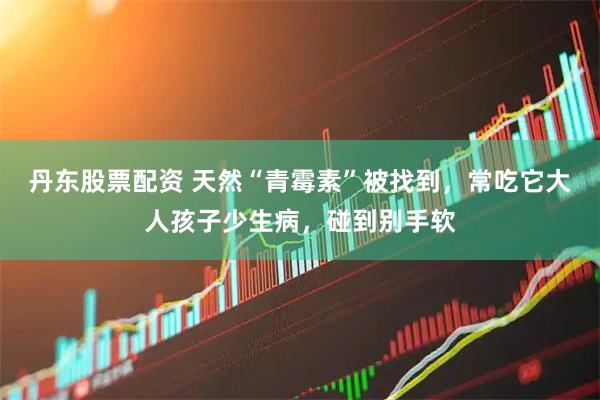 丹东股票配资 天然“青霉素”被找到，常吃它大人孩子少生病，碰到别手软